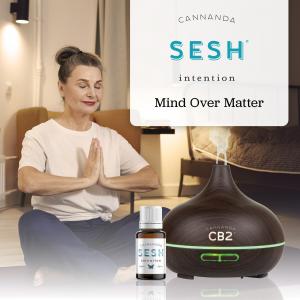 Sesh Intention, available as a room spray or a pure aromatherapy concentrate, is a new innovation from Cannanda and meant to be used as a tool to help manifest optimal health outcomes.