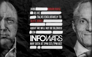 Brian Rose to appear on Alex Jones' Infowars show to discuss his new documentary, "We Will Not Be Silenced"