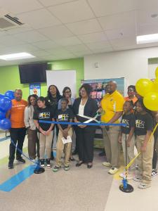 Book Vending Machine Ribbon Cutting