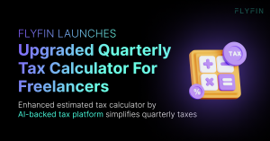 FlyFin, the leading AI and CPA-backed tax preparation and filing service, announced the launch of its updated quarterly tax calculator, specifically designed for freelancers. The enhanced tool aims to simplify the process of calculating and filing estimat