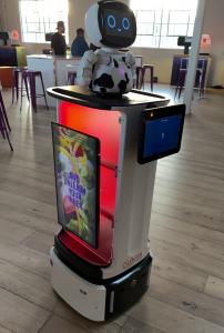 Navia Robotics ColliBot - Hospitality Receptionist Robot with room service and receptionist capability