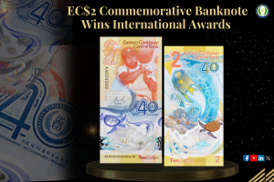 Award-winning EC$2 Commemorative Banknote