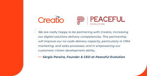 Creatio Partners with Peaceful Evolution
