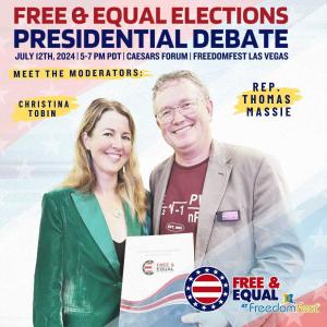 Congressman Thomas Massie and Christina Tobin to Moderate July 12 Presidential Debate