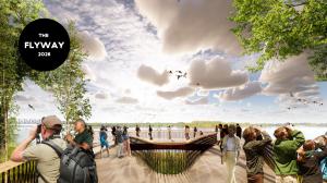 A rendering of the Memphis Flyway that will open in 2026
