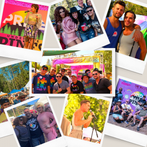 Pride Under The Pines is designed to deliver a prideful celebration of love, inclusivity, community, and connection in a rustic family-friendly setting with fun for all ages.