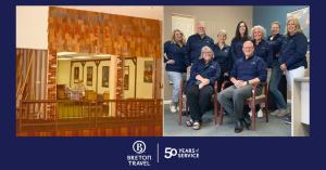 50th anniversary of travel agency-travel agency staff-breton travel