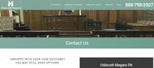 Website of Patrick Megaro, Defense Lawyer