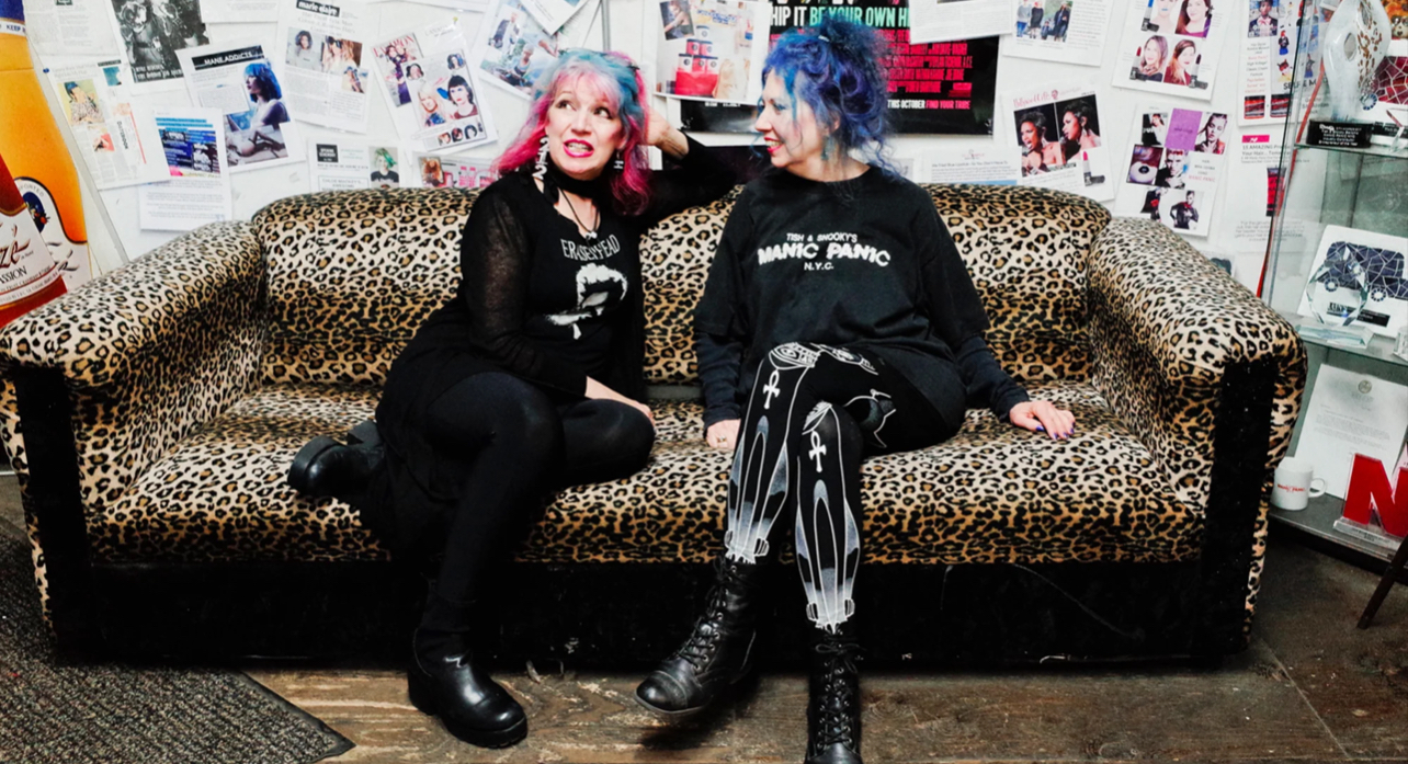 Tish and Snooky at Manic Panic NYC HQ