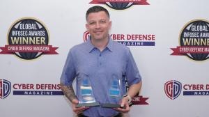 cyber defense magazine awards being accepted at RSA conference