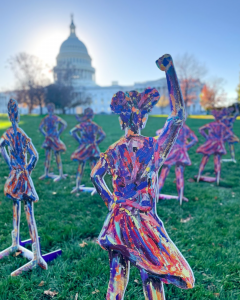 Fearless Daughters on the lawn of Capitol Hill.