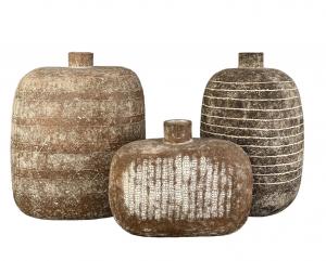 The three ceramic pots in the auction by Claude Conover (American, 1907-1994) include Chaac (est. $6,000-$9,000); Tamnes (est. $6,000-$9,000); and Kokom (est. $3,000-$5,000).