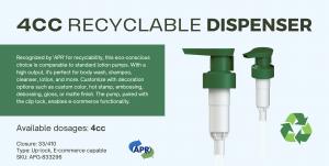 4cc Recyclable Dispenser Info Sheet