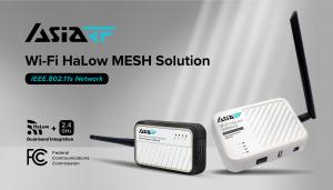 AsiaRF's Wi-Fi HaLow Gateway supports Mesh networks to ensure robust and reliable connectivity.