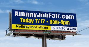 Albany Job Fair July Billboard