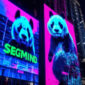 Segmind Billboard in Neon Lights