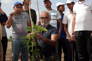 Savji Dholakia Planting Tree