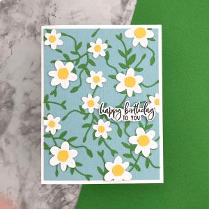 Versatile 12x12 textured cardstock in a vibrant parsley hue, ideal for creative projects and crafting.
