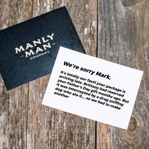 Manly Man Co. Offers Last-Minute Father’s Day Alibis to Save Forgetful Shoppers