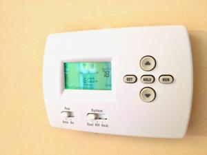 A programmable thermostat is one way organized people stay cool during a heat wave.