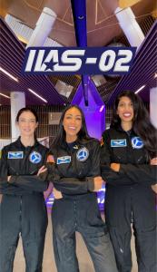 The crew of the IIAS-02 Mission will include IIAS bioastronautics researchers Kellie Gerardi of the United States, Dr. Shawna Pandya of Canada, and Dr. Norah Patten of Ireland.