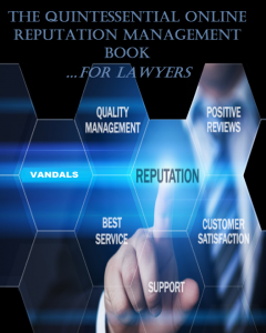 Book on Attorney Reputation Management (ORM) by Terik Hashmi
