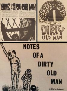 Mastheads of Bukowski's Notes of a Dirty Old Man column