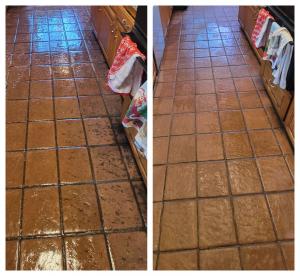 Tile cleaning before and after in Van Nuys