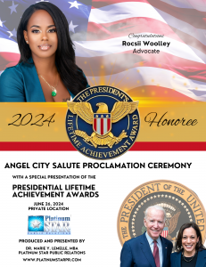 An unwavering philanthropist, Roscii Woolley is the President of the Black Professionals Network LA Chapter, a non-profit organization dedicated to empowering Black professionals on their journey to becoming certified legacy builders.