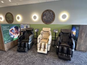 Positive Posture massage chairs inside Furniture For Life's Colorado Springs massage chair store.
