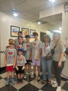 The LATLC Volunteers celebrating Independence Day with the families at the Ronald McDonald House.
