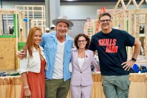 New episodes of SKILLS JAM: CHAMPIONS LEAGUE with host Ty Pennington will air in early fall on YouTube as a series of 6–9-minute docu-shorts. Photo Credit: @SkillsUSA
