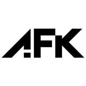 Logo for AFK (Away From Keyboard), a new collaborative gaming platform launching this October on Kickstarter.