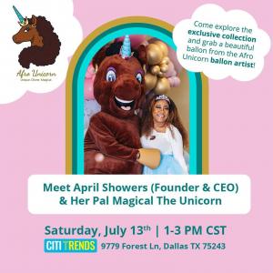Meet April Showers and Magical the Unicorn