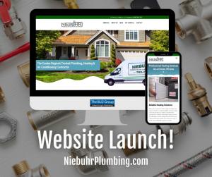 New Niebuhr Plumbing Website Designed and Developed by The BLU Group - Advertising and Marketing