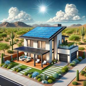 Modern Home with Solar