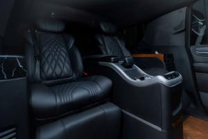 The CEO - Luxury 'Private Jet' style rear cabin in a right hand drive American SUV