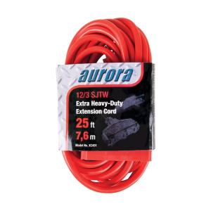 Outdoor Vinyl Extension Cord, Red, Extra Heavy-Duty