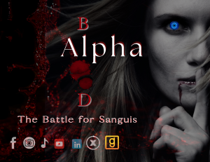Alpha Blood - The Battle For Sanguis vampire series book cover