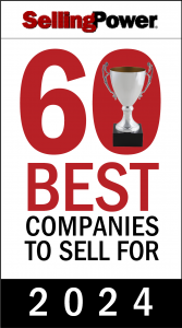 This it the logo for 60 Best Companies to Sell For 2024