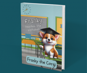 book cover of franky teaches teh alphabet
