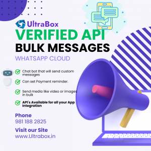 WhatsApp Business API, ChatBot, payment reminder, payment link, message with media like Image, video, document can be sent