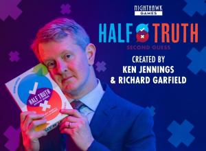 Ken Jennings and Richard Garfield Launch their new game Half Truth: Second Guess