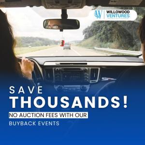 No auction Fee's with a Buyback Sales Event