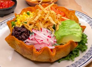 A Mexican Salad from Rodrigo's Mexican Grill in Southern California
