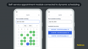 Self-Service Appointment Scheduling Module Customer Interface