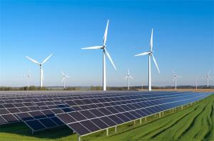 Énergies renouvelables - production d'énergie solaire et éolienne