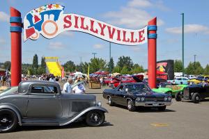Classic Cars cruising through the Washington State Fairgrounds