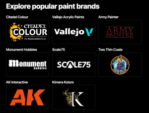 Popular paint brands
