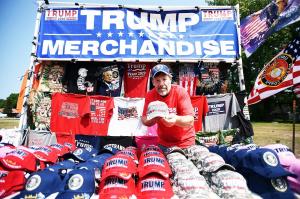 There are many stores where you can find Trump merchandise